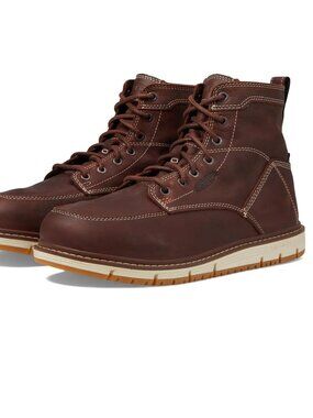KEEN Utility San Jose 6" Moc Toe Wedge Work Boots Brown Leather 12EE NWOB
